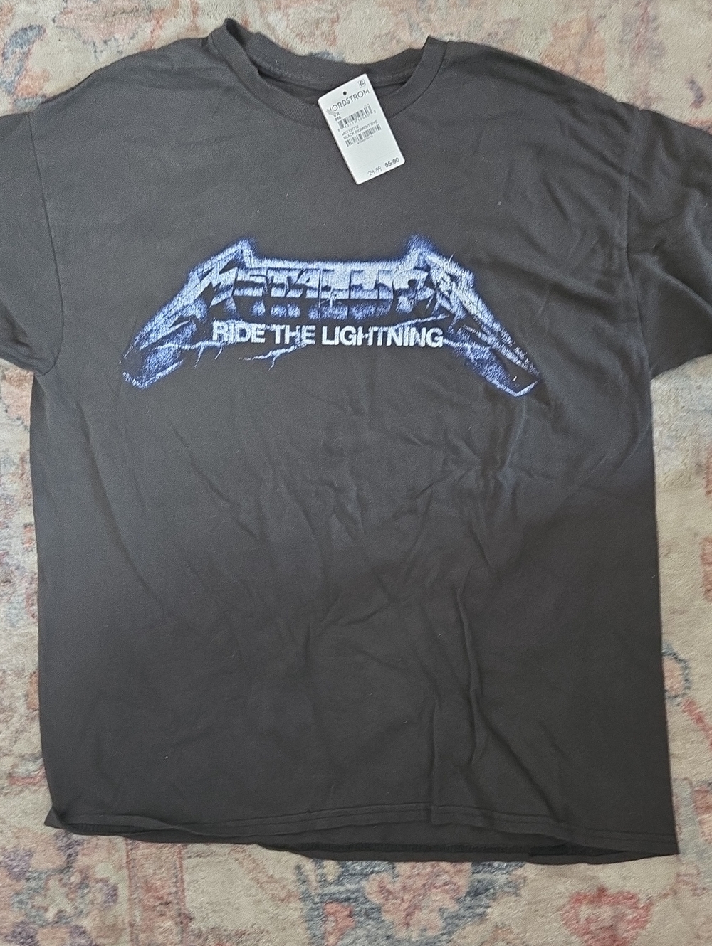 NWT Nordstrom Metallica Tshirt Size S